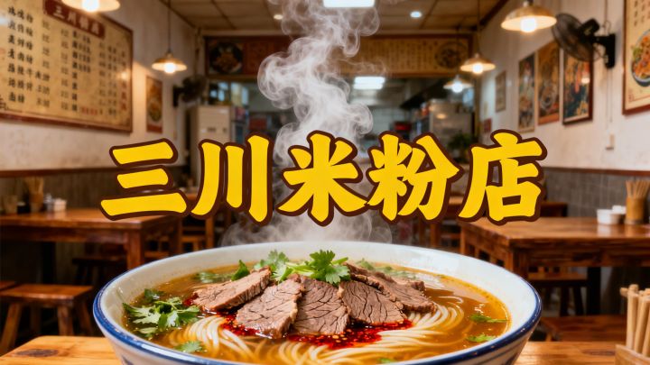 三川米粉店 - 作品封面 - 谜页集