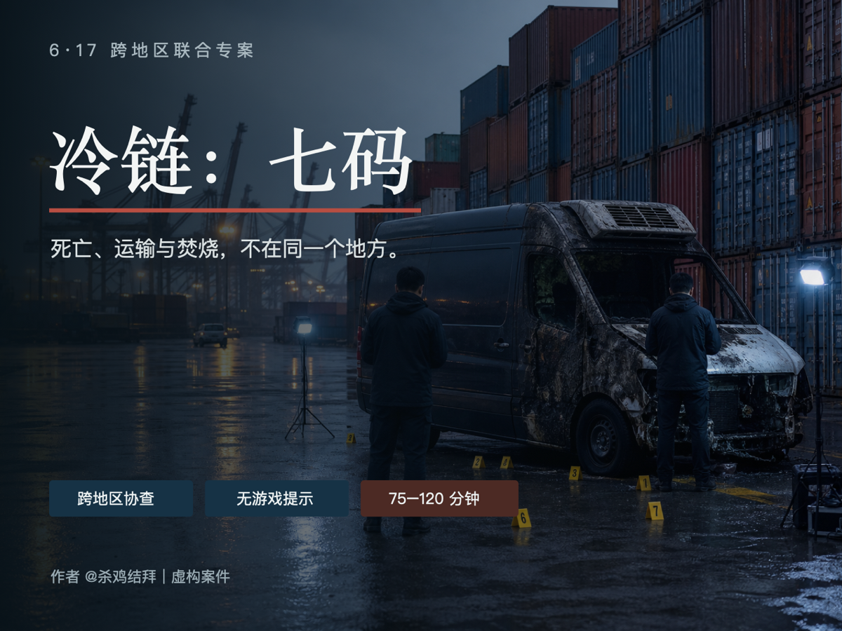 冷链_七码 - 作品封面 - 谜页集