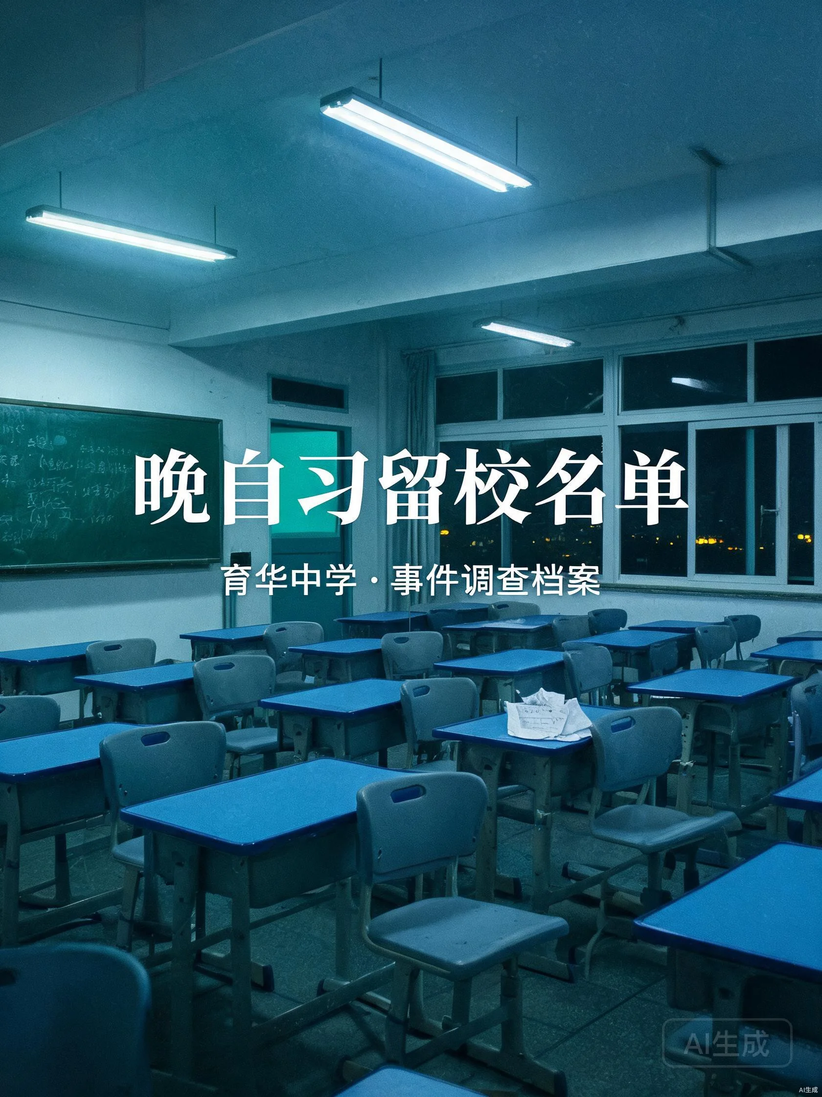 育华中学 · 事件调查档案 - 作品封面 - 谜页集
