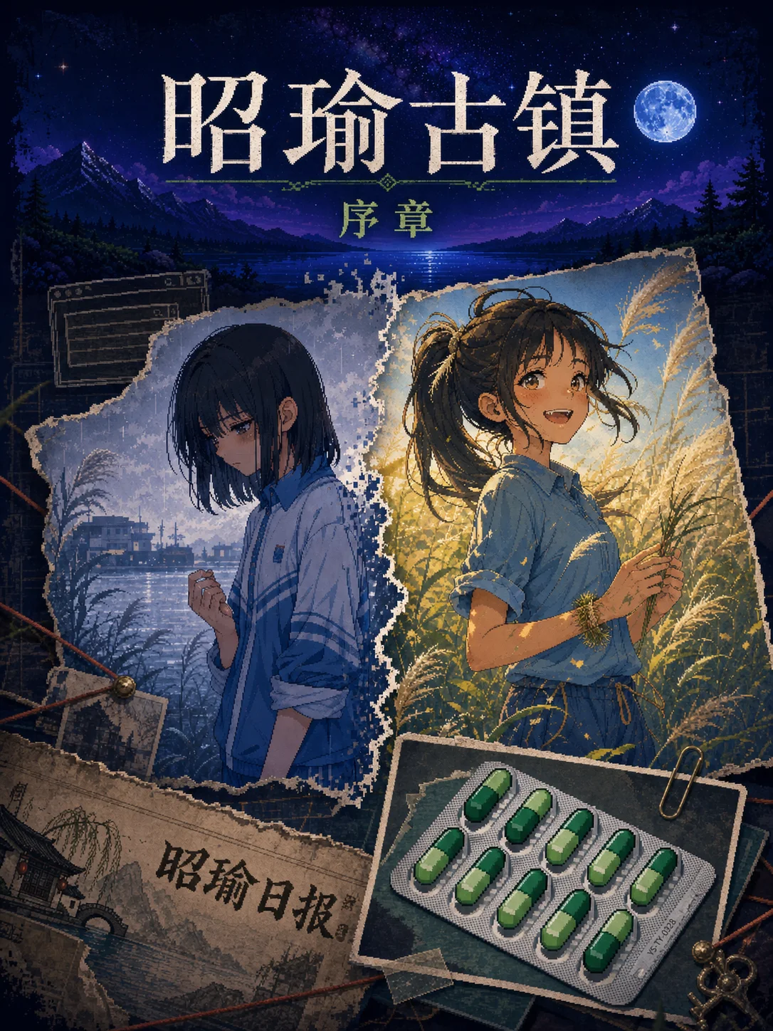 昭瑜古镇-序章 - 作品封面 - 谜页集