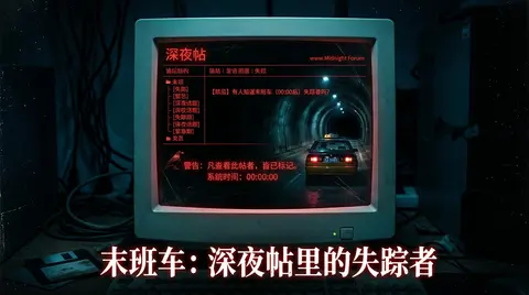 末班车：深夜帖里的失踪者 - 作品封面 - 谜页集