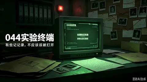 044实验终端 - 作品封面 - 谜页集