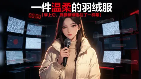 《一件温柔的羽绒服》 - 作品封面 - 谜页集