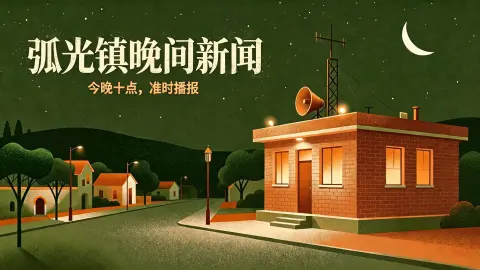 弧光镇晚间新闻 - 作品封面 - 谜页集