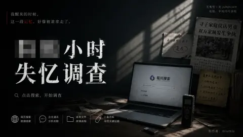██小时失忆调查 - 作品封面 - 谜页集