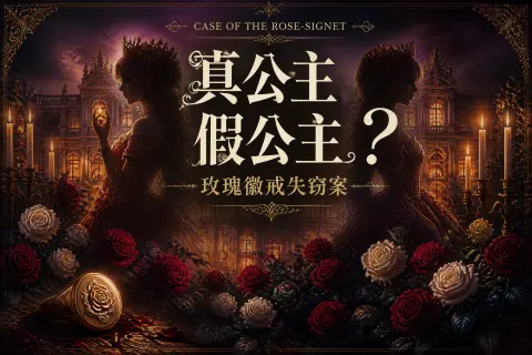 真公主？假公主！· 玫瑰徽戒失窃案 - 作品封面 - 谜页集