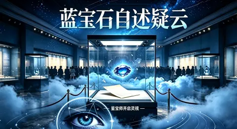 蓝宝石自述疑云 - 作品封面 - 谜页集