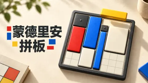 蒙德里安拼板 - 作品封面 - 谜页集