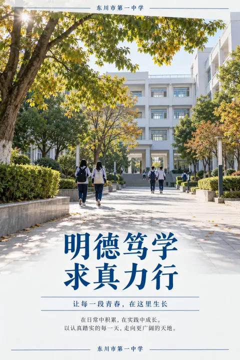 东川第一中学 - 作品封面 - 谜页集