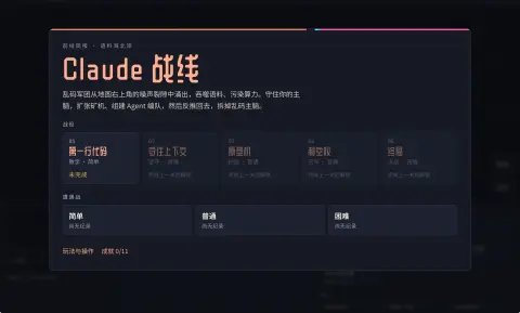 Claude战线 - 作品封面 - 谜页集