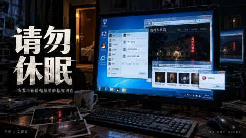 请勿休眠：旧电脑谜案 - 作品封面 - 谜页集